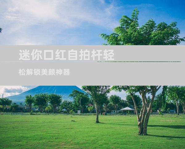 迷你口红自拍杆轻松解锁美颜神器